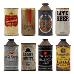 Old beer cans